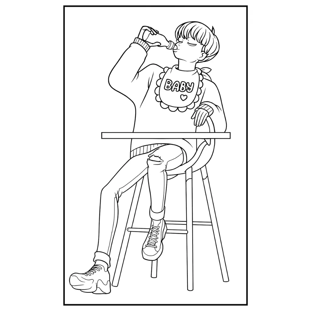 Saja Boys 6 para colorear para imprimir