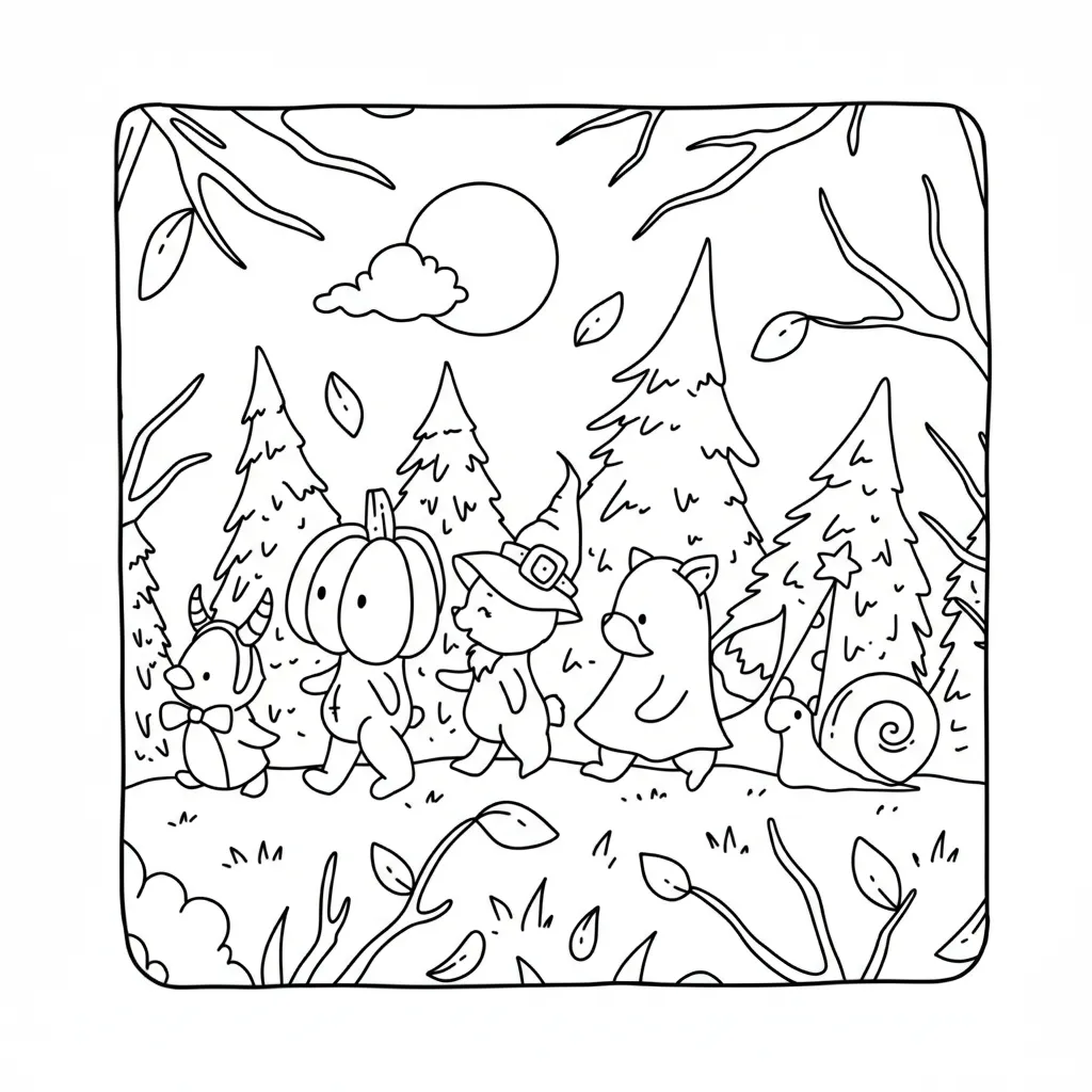 Autumn Hygge 18 para colorear para imprimir