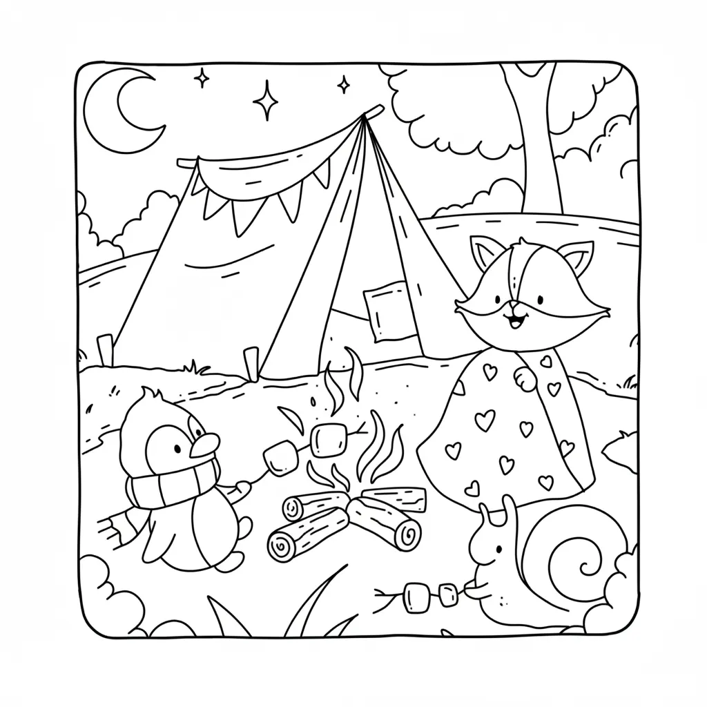 Autumn Hygge 5 para colorear para imprimir para niño de 10 años