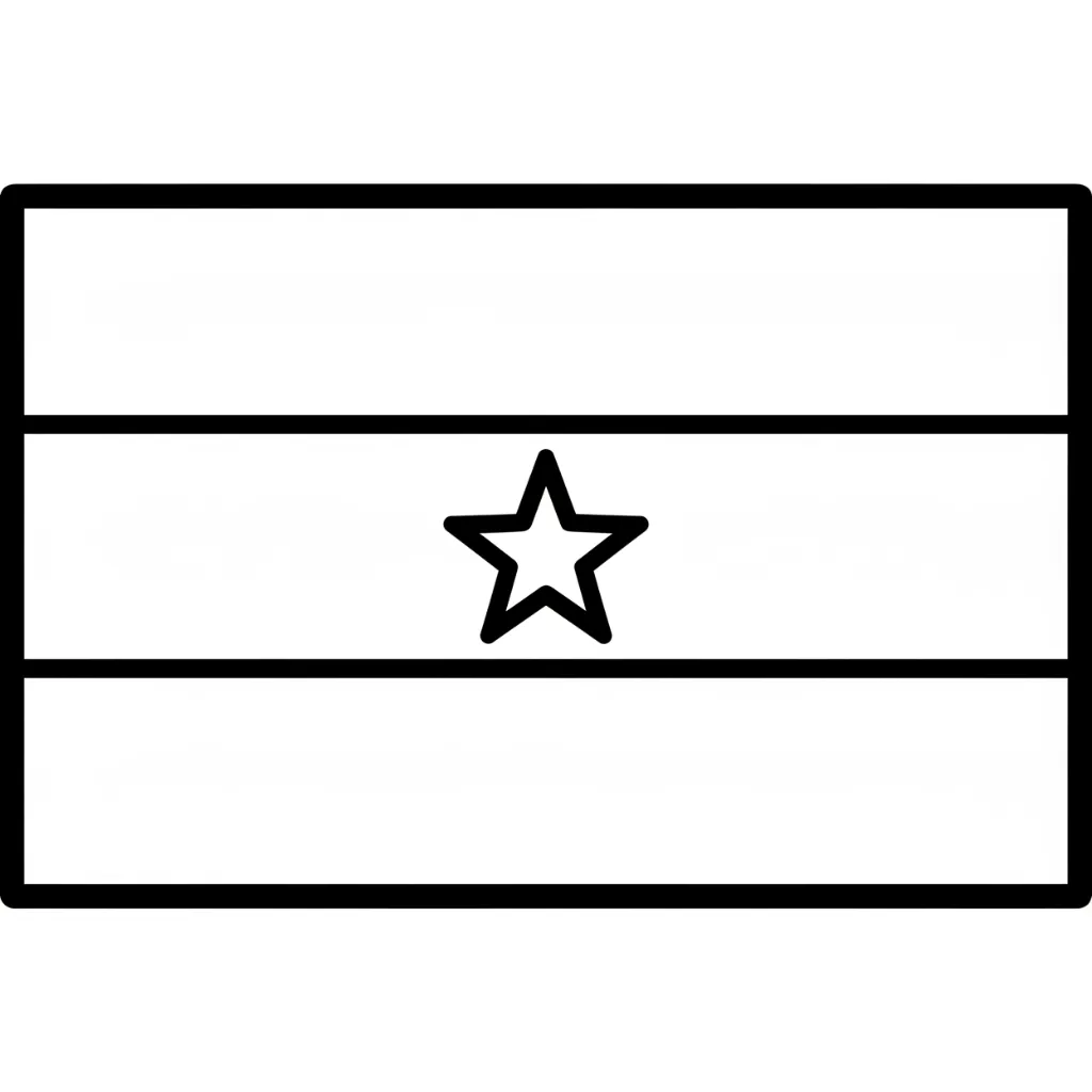 Bandera De Andalucía 12 para colorear para niño de 2 años