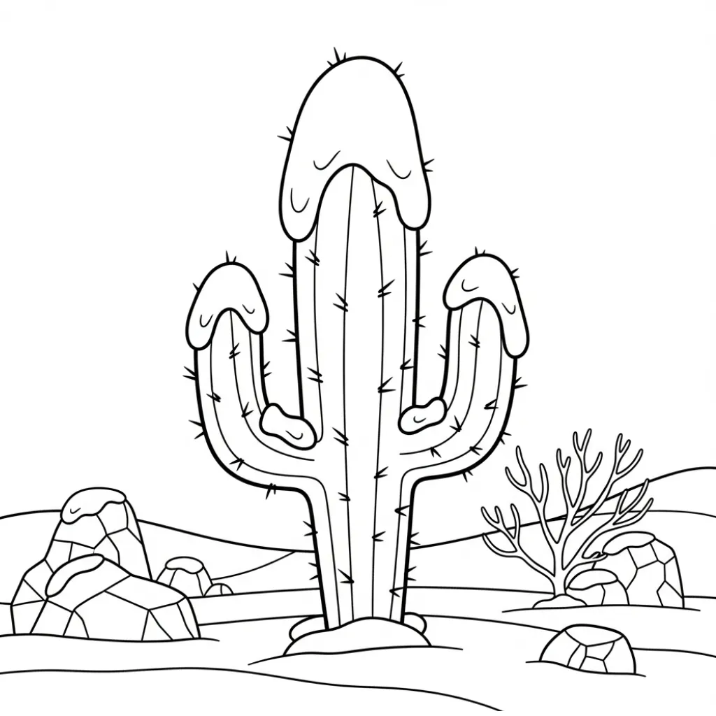 Cactus 2 para dibujar en línea
