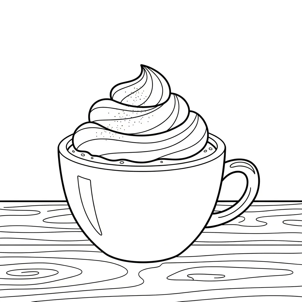 Comfy Christmas 13 para colorear para niño