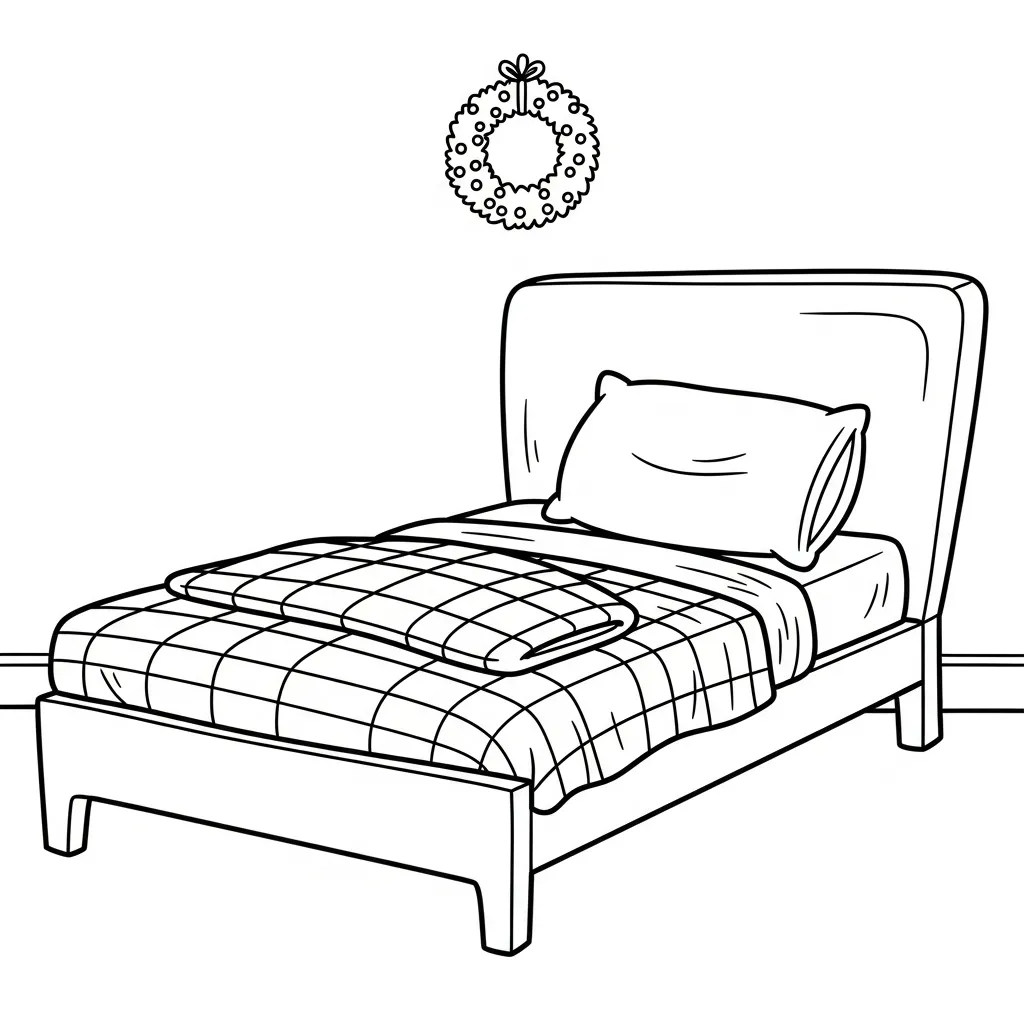 Comfy Christmas 17 para colorear para imprimir gratis