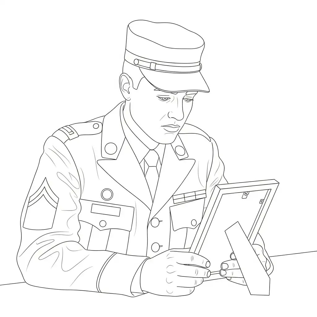 Dia Del Soldado para colorear para imprimir pdf gratis