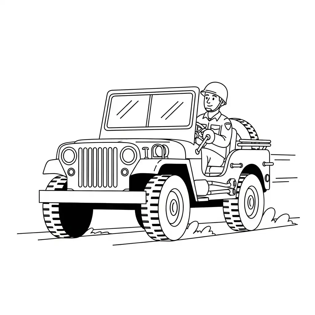 Dia Del Soldado para colorear para imprimir para niño de 10 años 1