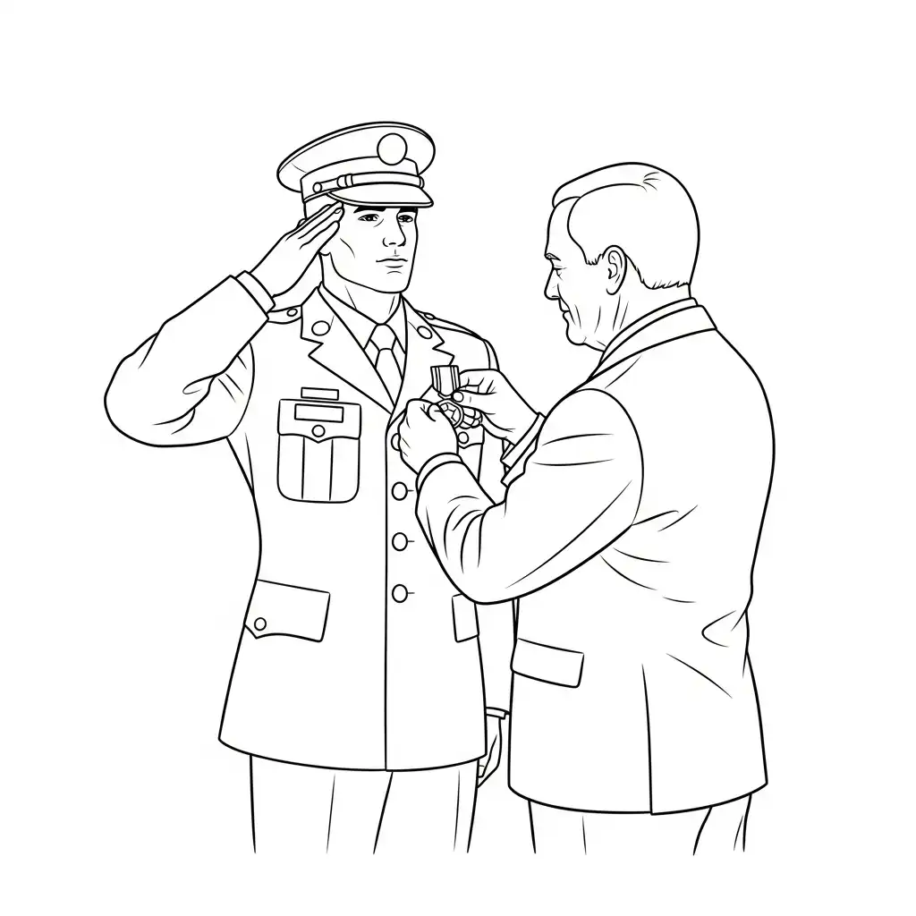 Dia Del Soldado para colorear para niño de para imprimir