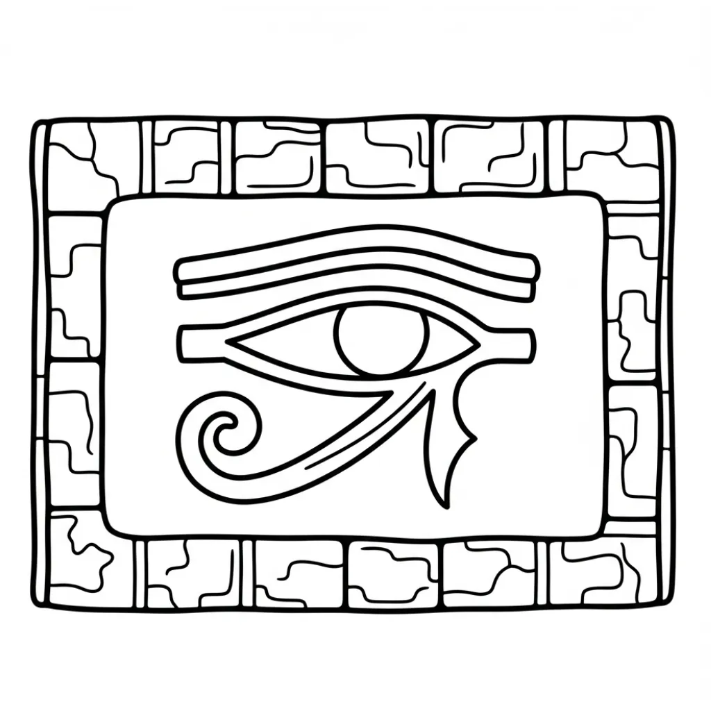 Egipto 8 para colorear de para niños