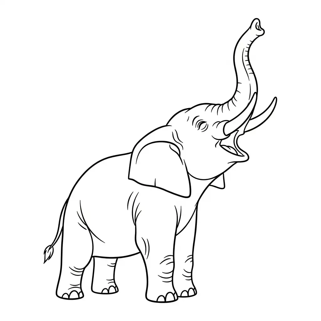 Elefantes para colorear para imprimir para niño de 7 años