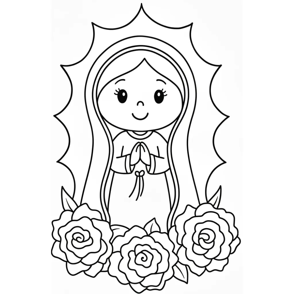 imprimir Estandarte De Miguel Hidalgo 4 para colorear gratis