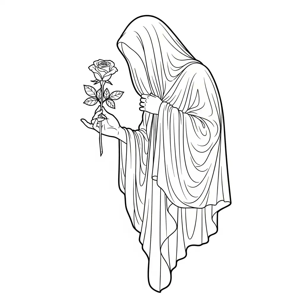 Fantasma para colorear para niño de 10 años