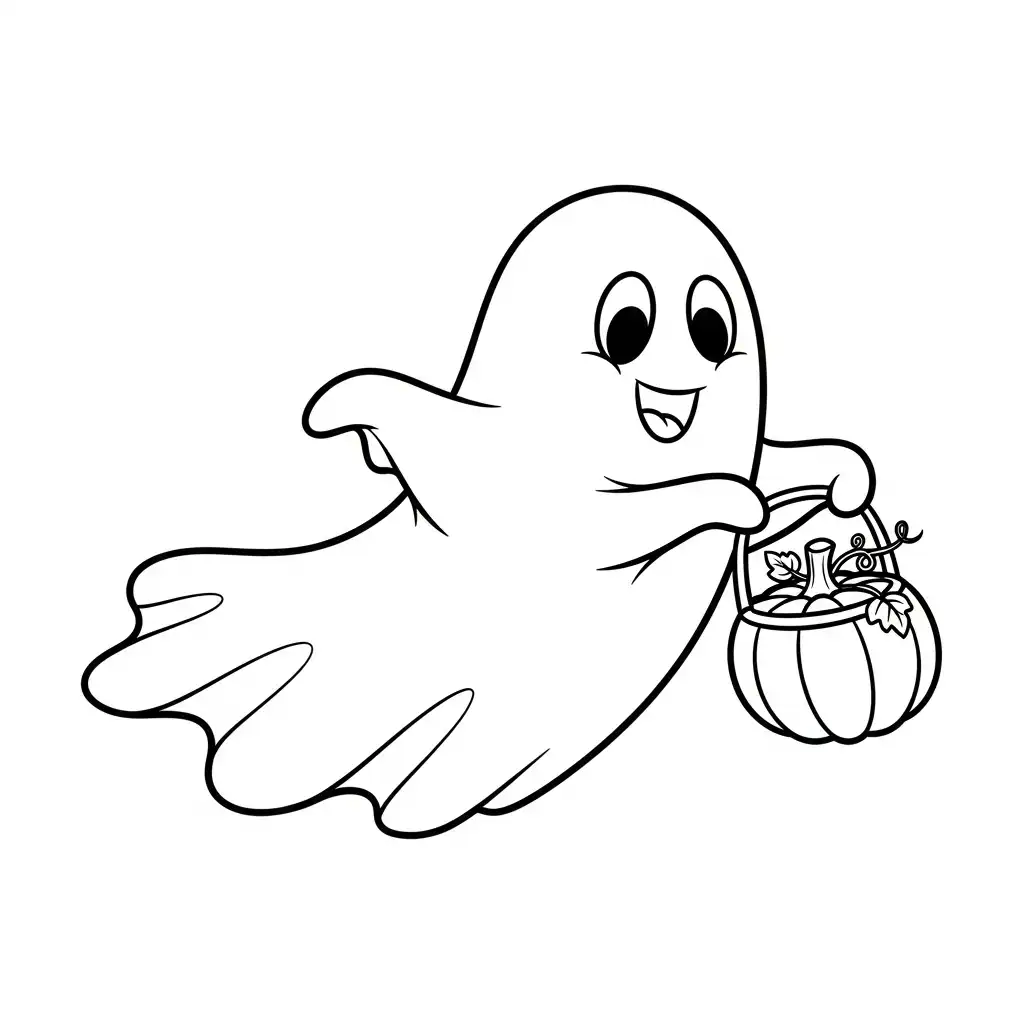 Fantasma para colorear y dibujos