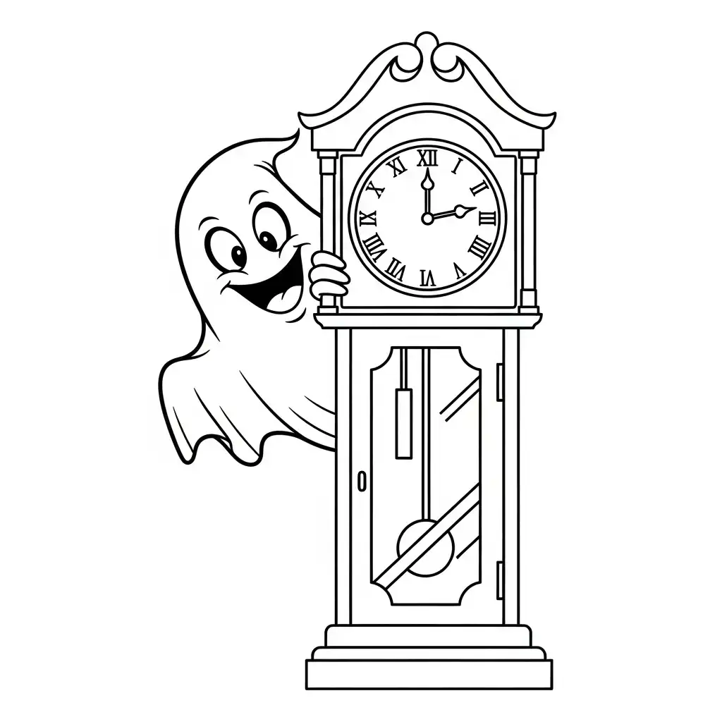 descargar Fantasma para colorear gratis