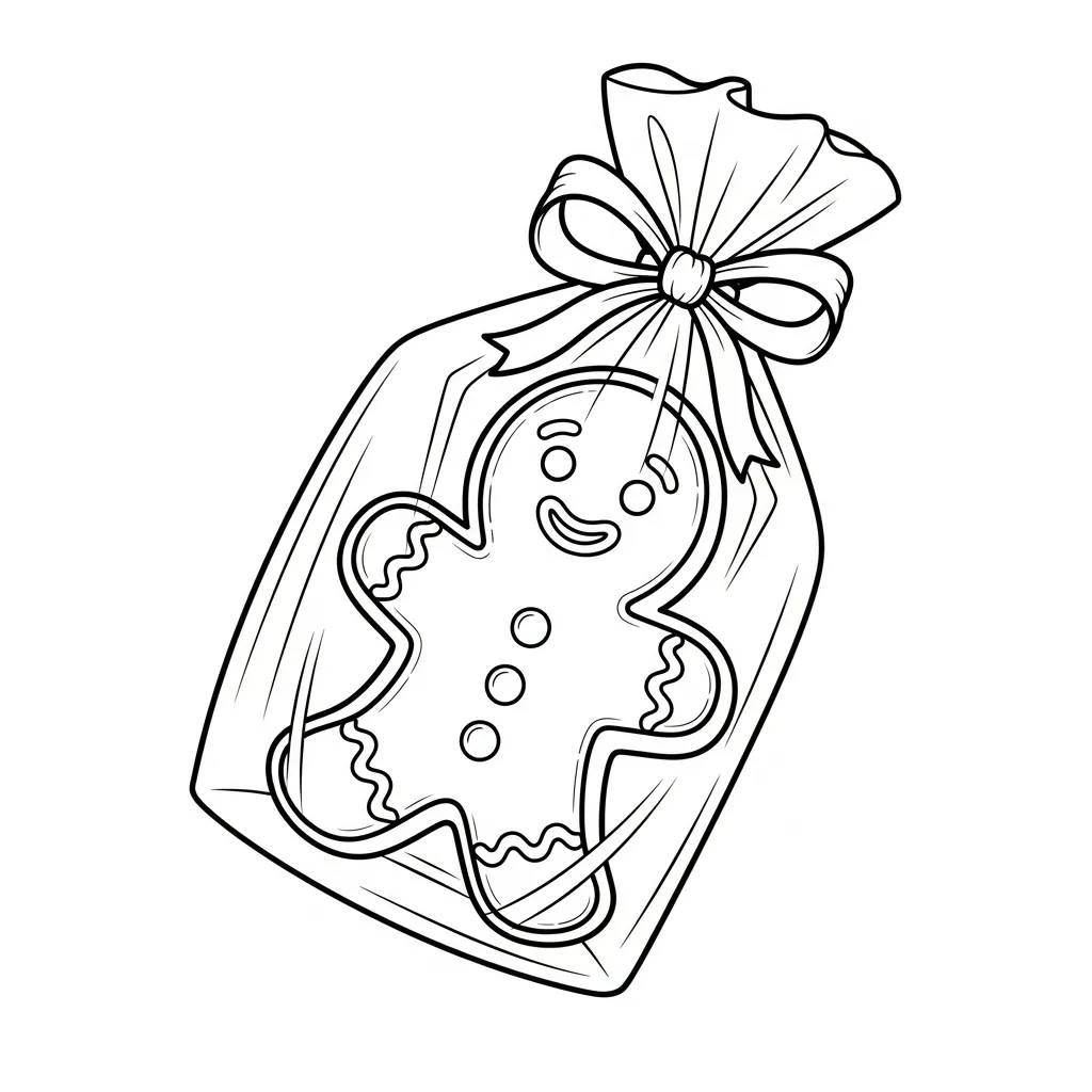 Hombre de Jengibre 15 para colorear para imprimir para niño de 10 años