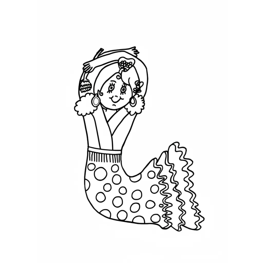 Letras Andalucia 6 para colorear para imprimir para niño de 3 años