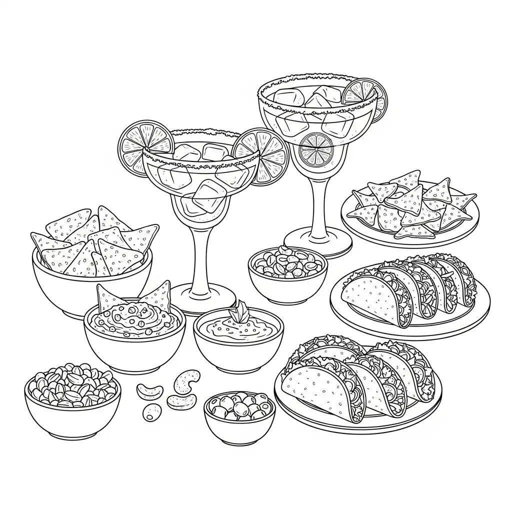 Margaritas para colorear para niños para imprimir