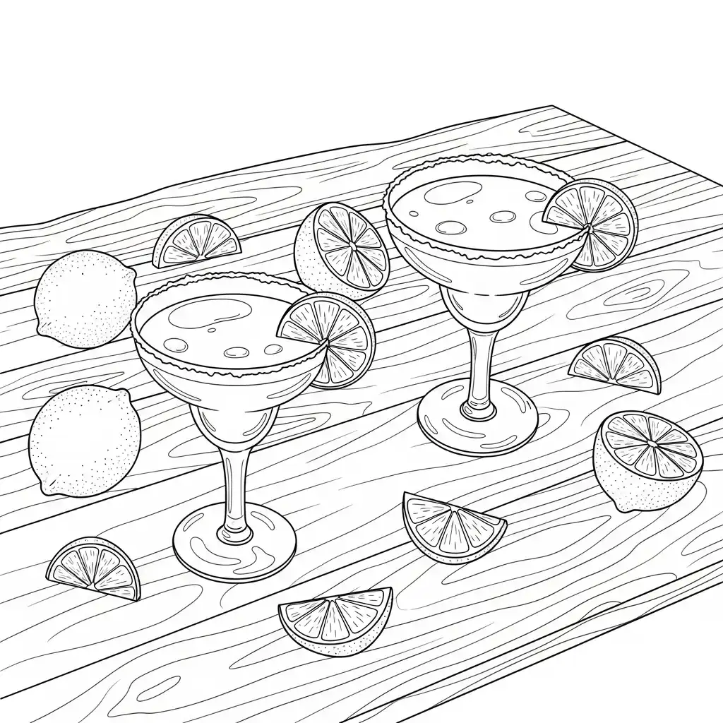 Margaritas para colorear para niño de 4 años