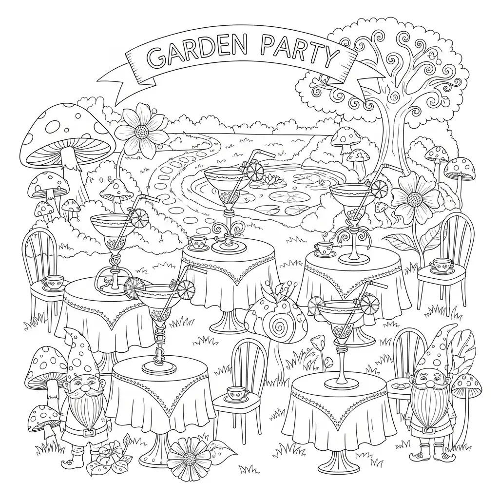 imprimir Margaritas para colorear 1