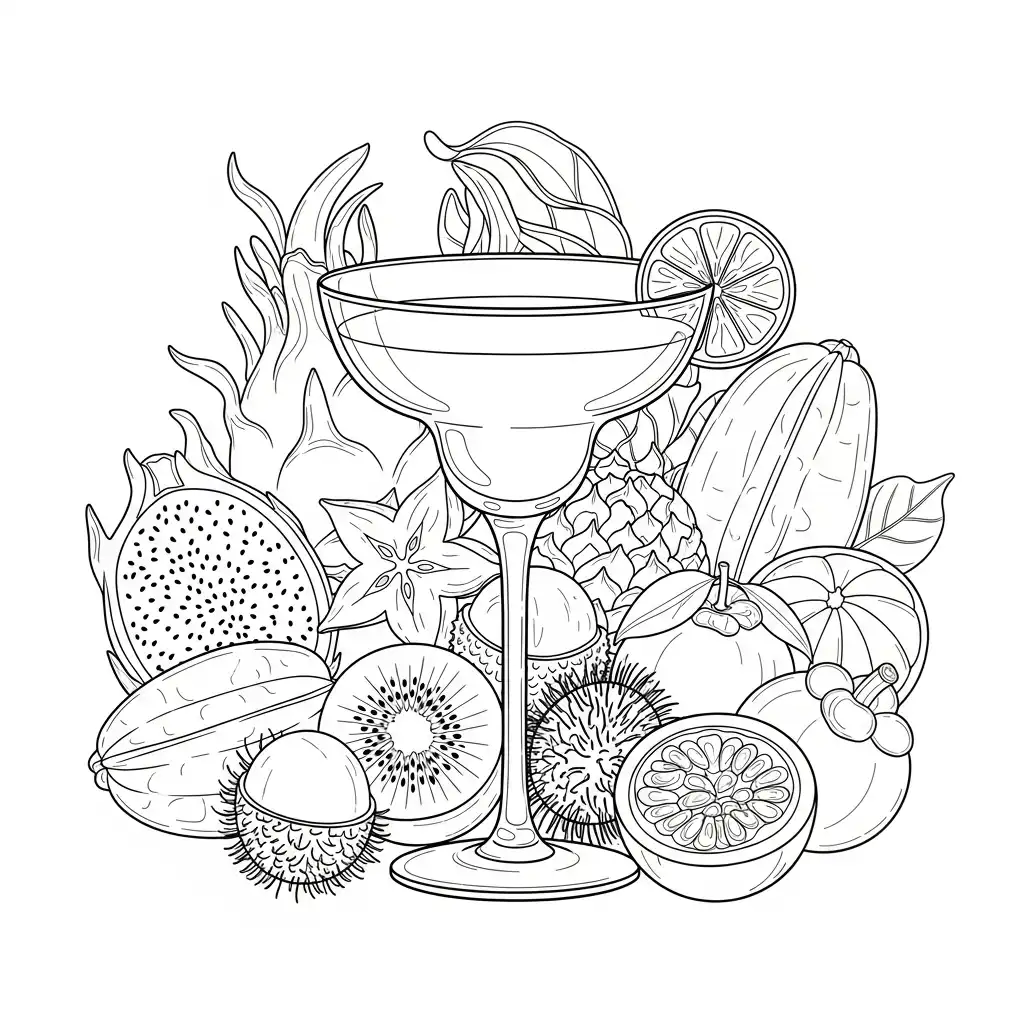 Margaritas para colorear y dibujo para imprimir