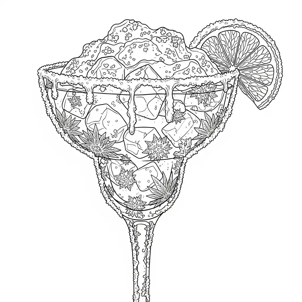 Margaritas para colorear para imprimir para niño de 4 años