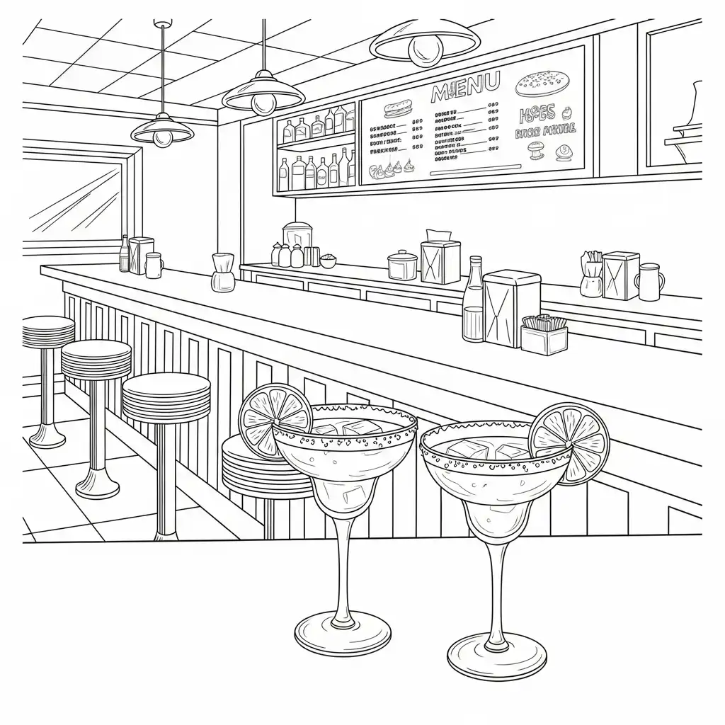 Margaritas para colorear para niños para imprimir gratis