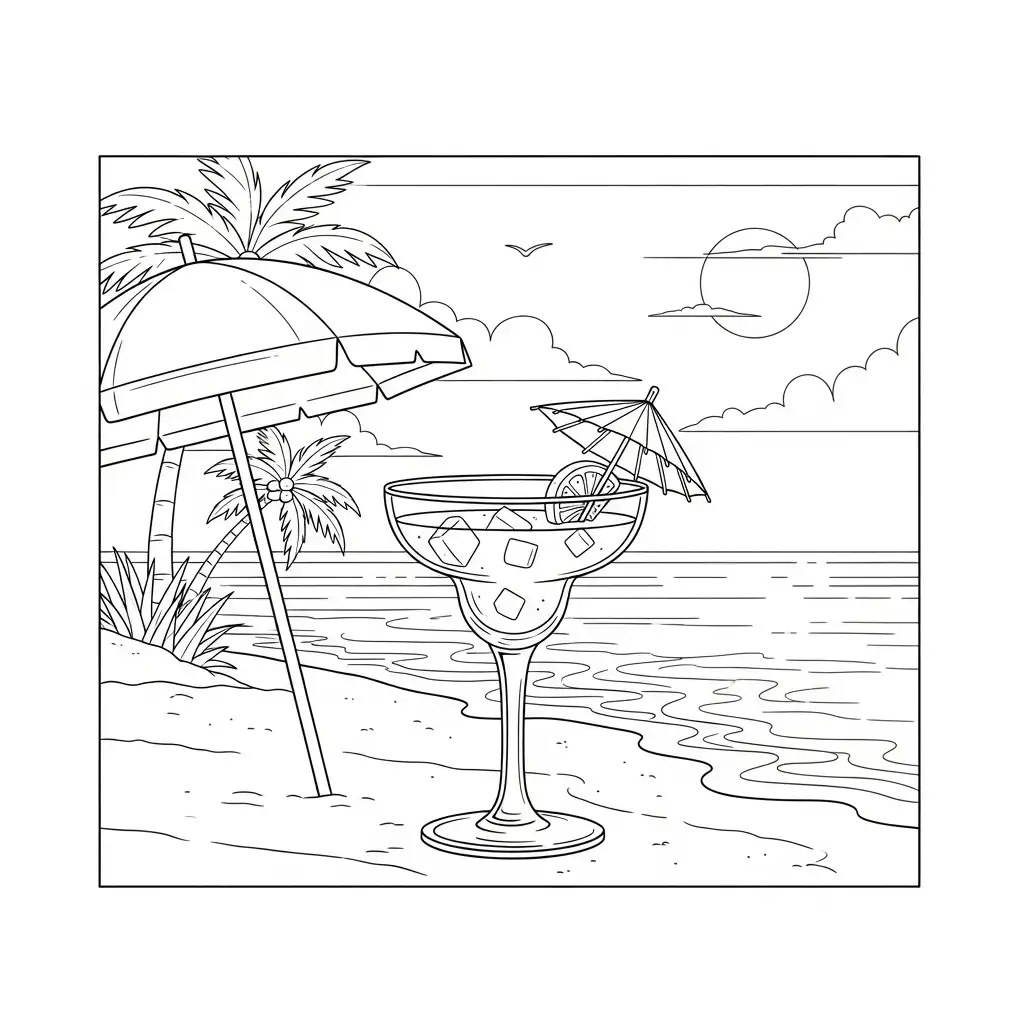 Margaritas para colorear y dibujos