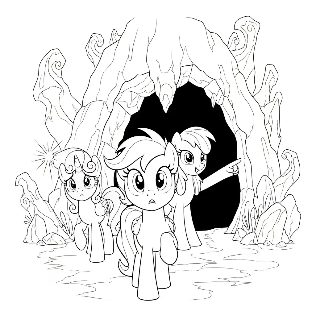 My Little Pony para colorear gratis para imprimir