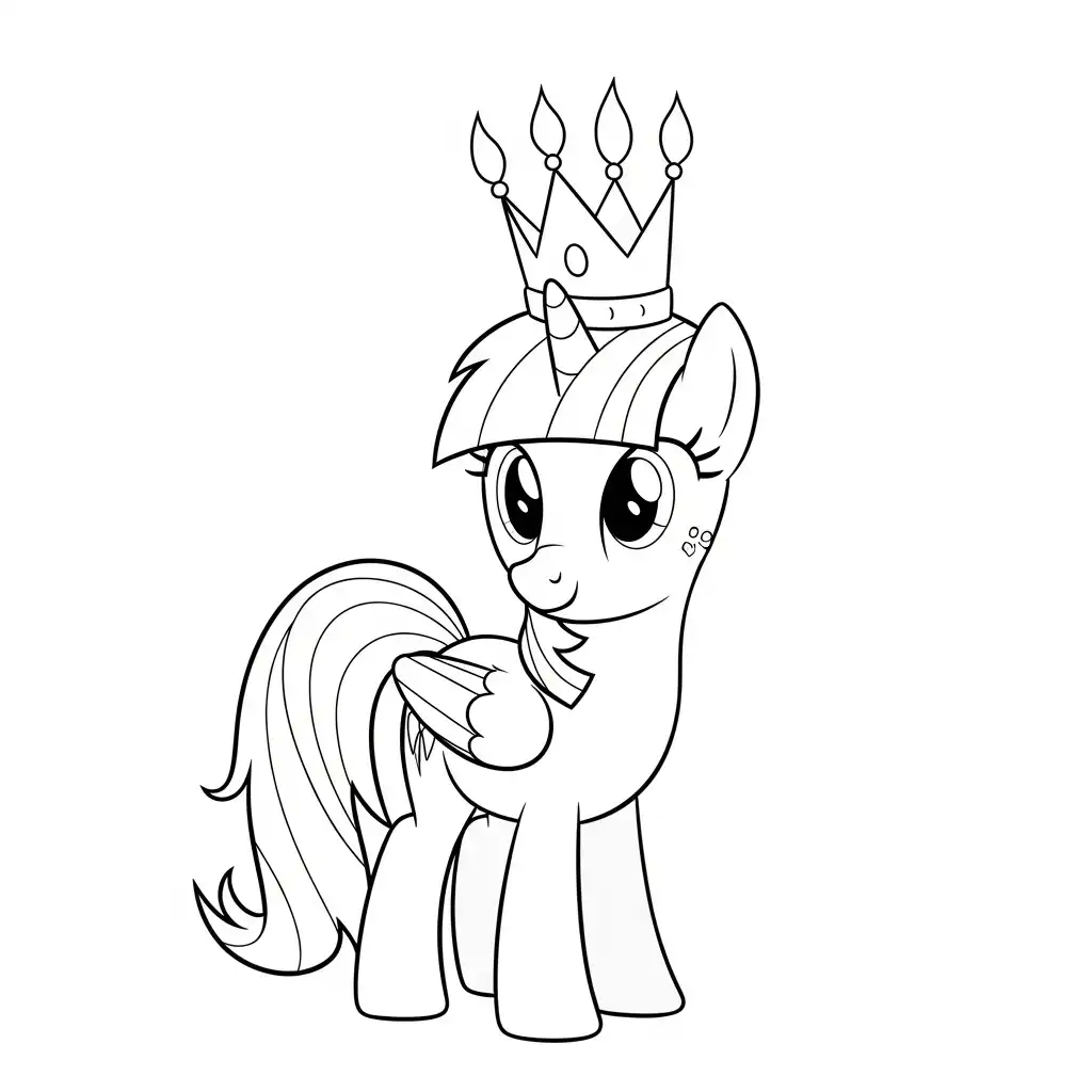 My Little Pony para colorear y dibujo para imprimir