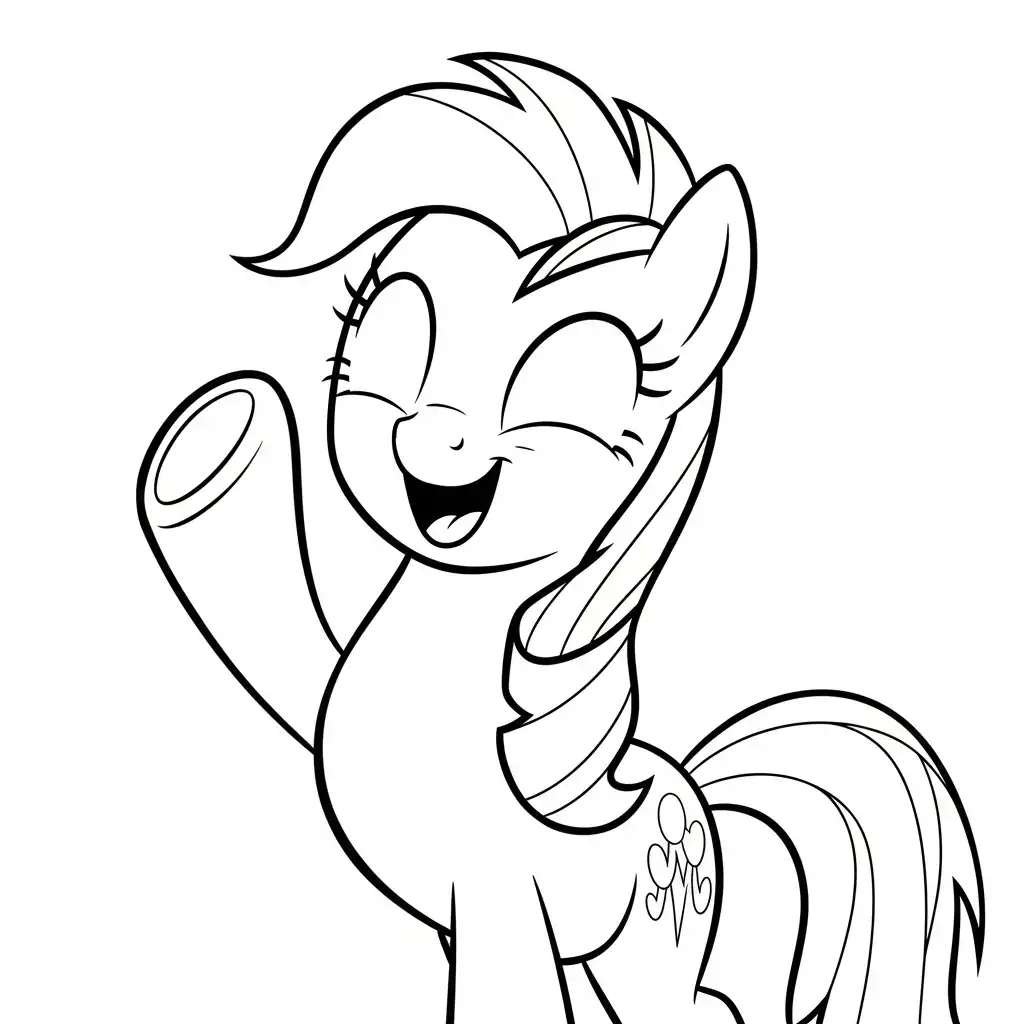 My Little Pony para colorear para imprimir pdf gratis