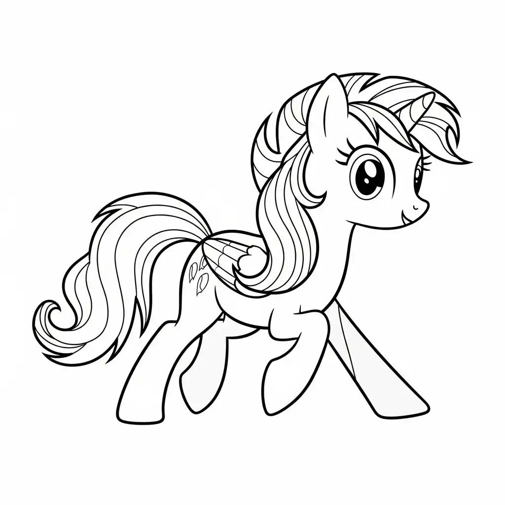 My Little Pony para colorear para imprimir 1