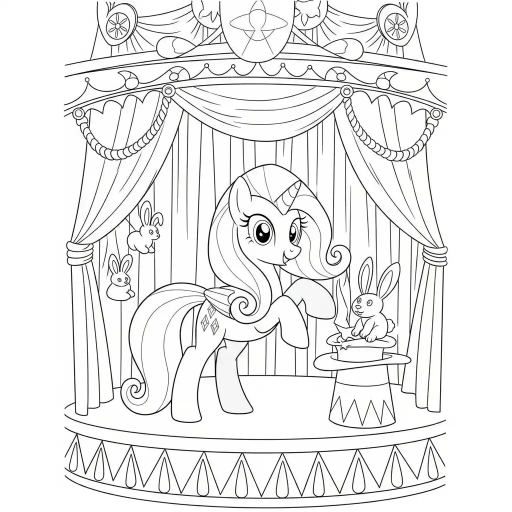 My Little Pony para colorear y recortar