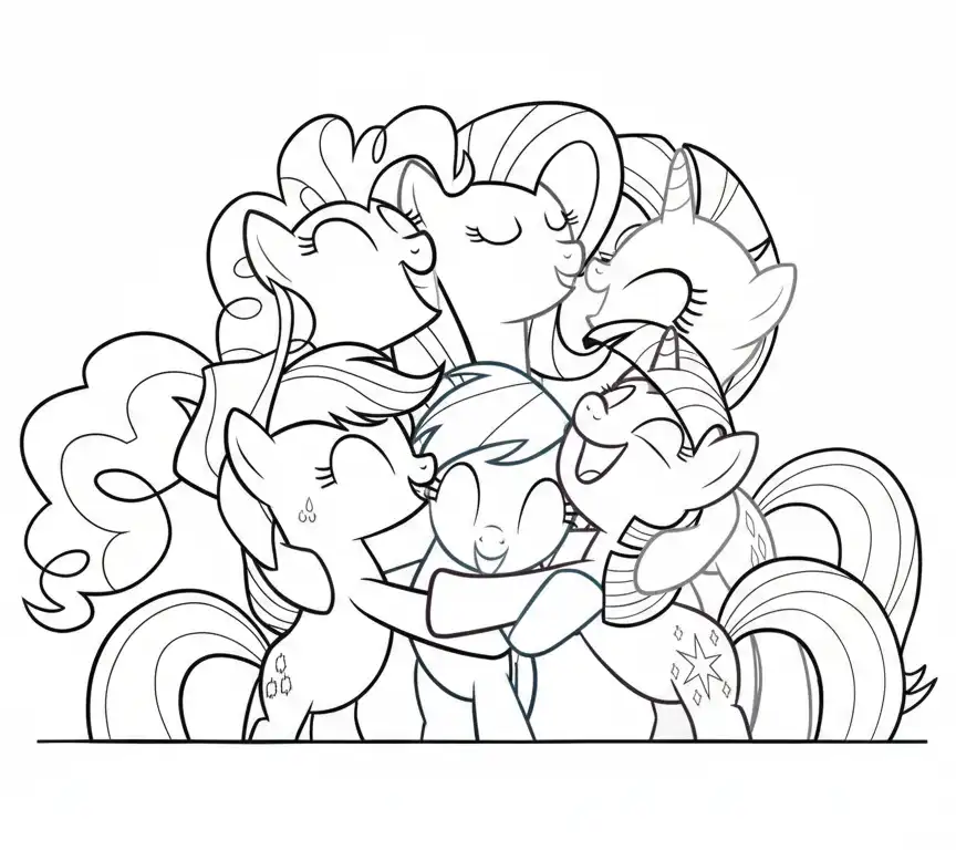 My Little Pony para colorear de para niños