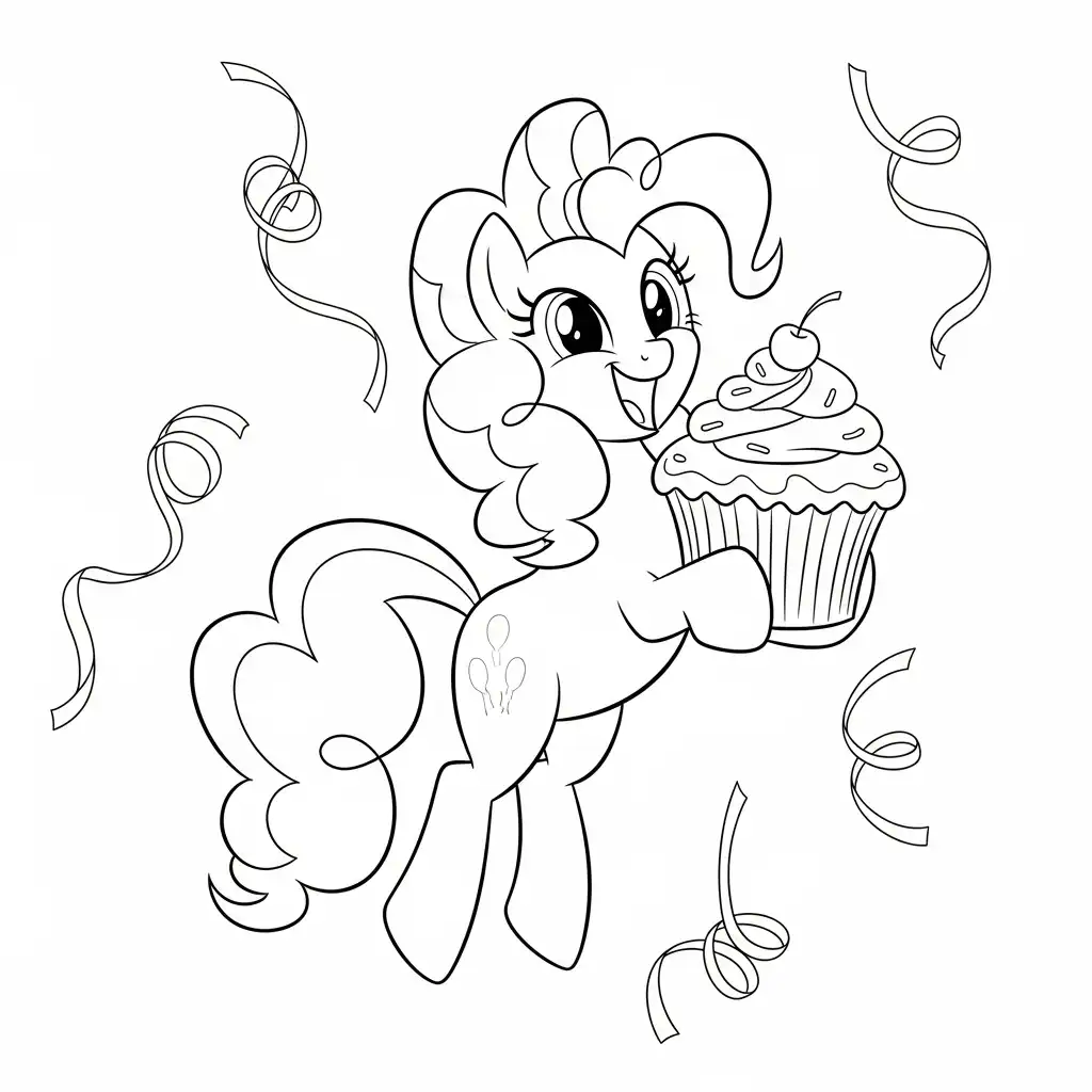 My Little Pony para colorear para imprimir para niño de 9 años