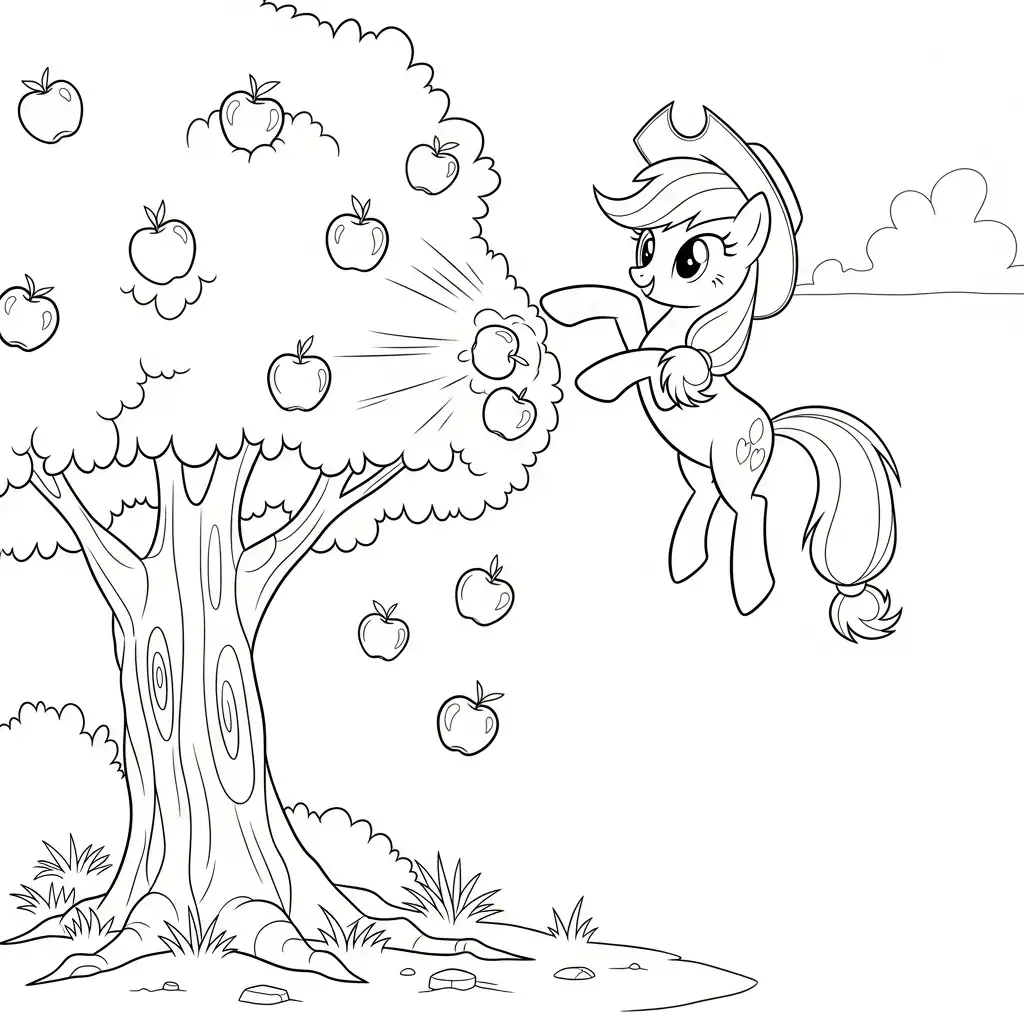 My Little Pony para colorear para niño de para imprimir