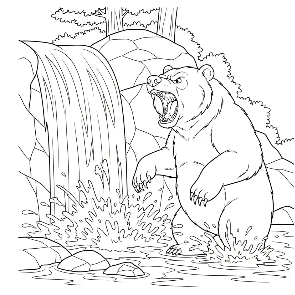 Osos 1 para dibujar en línea