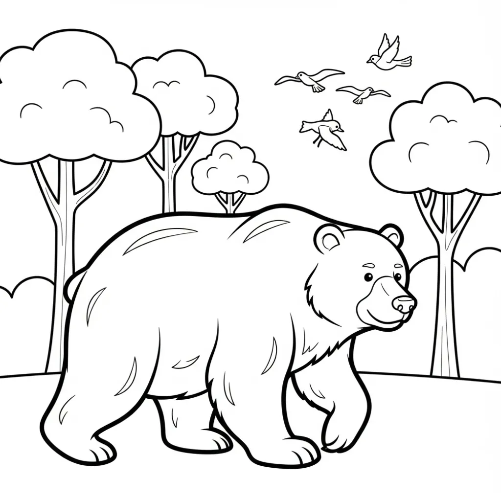 Osos 11 para colorear en línea gratis