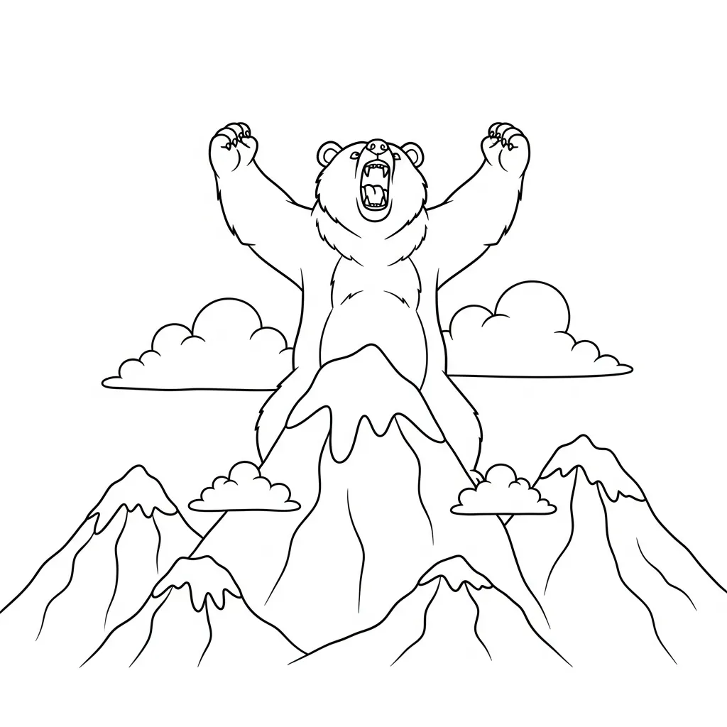 Osos 18 para colorear gratis