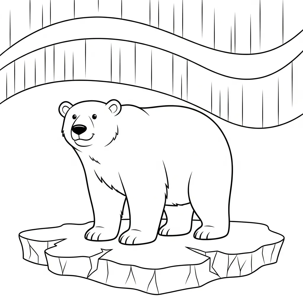 Osos 4 para colorear y recortar para imprimir gratis