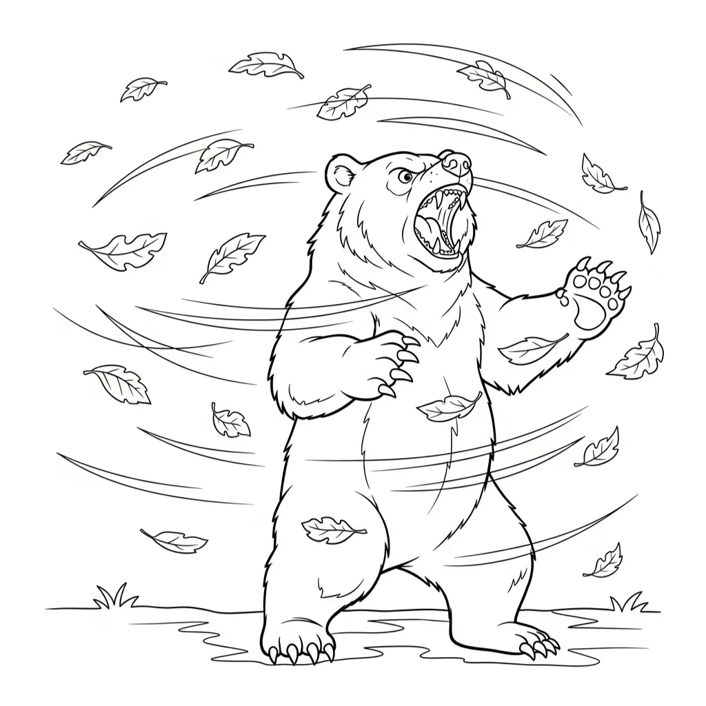 Osos 5 para colorear de para niños