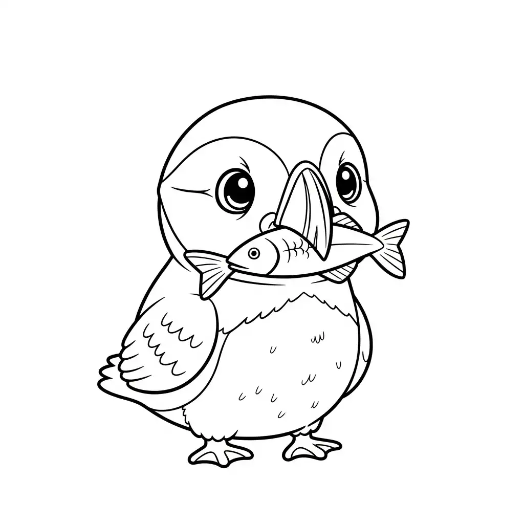 Pájaro para colorear y dibujo para imprimir 1