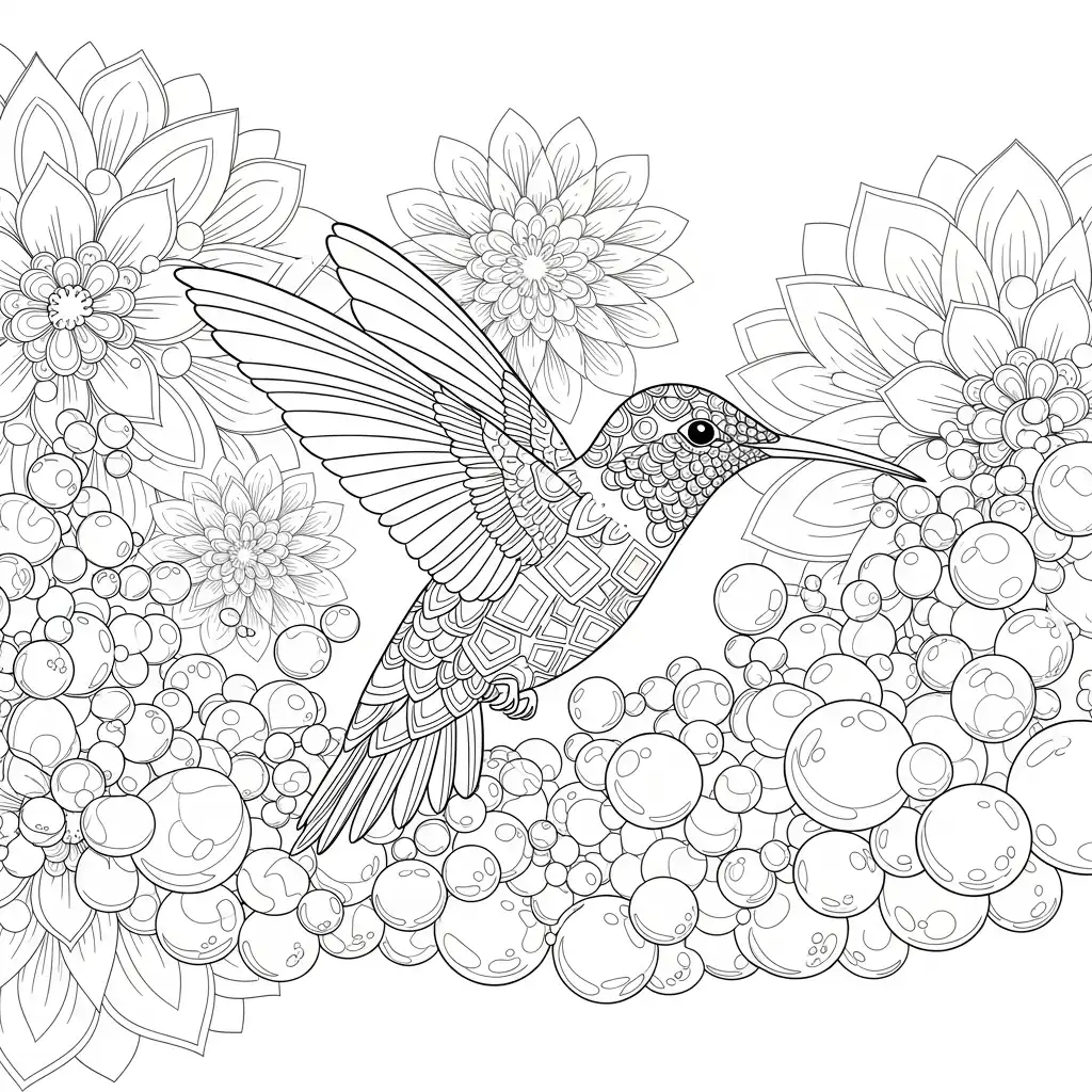 Pájaro para colorear gratis