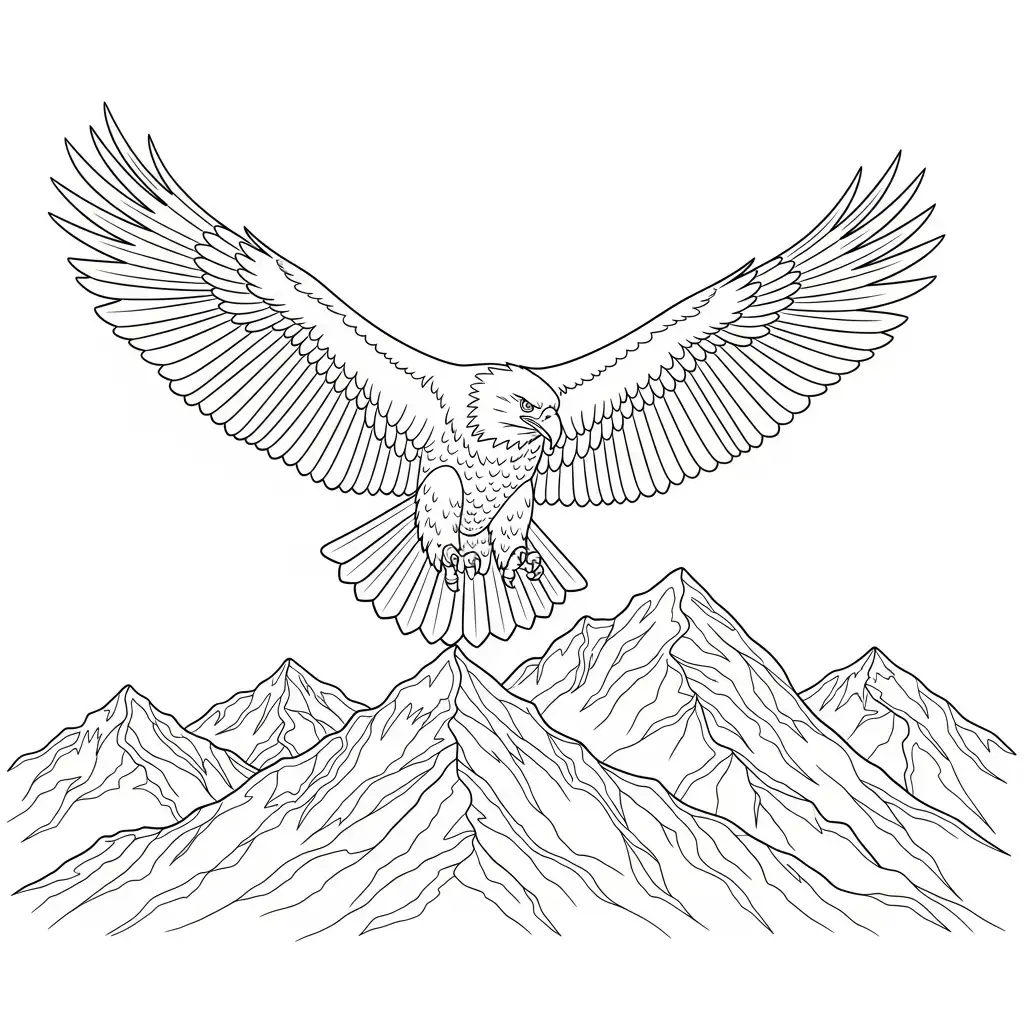 Pájaro para colorear para niño de 10 años