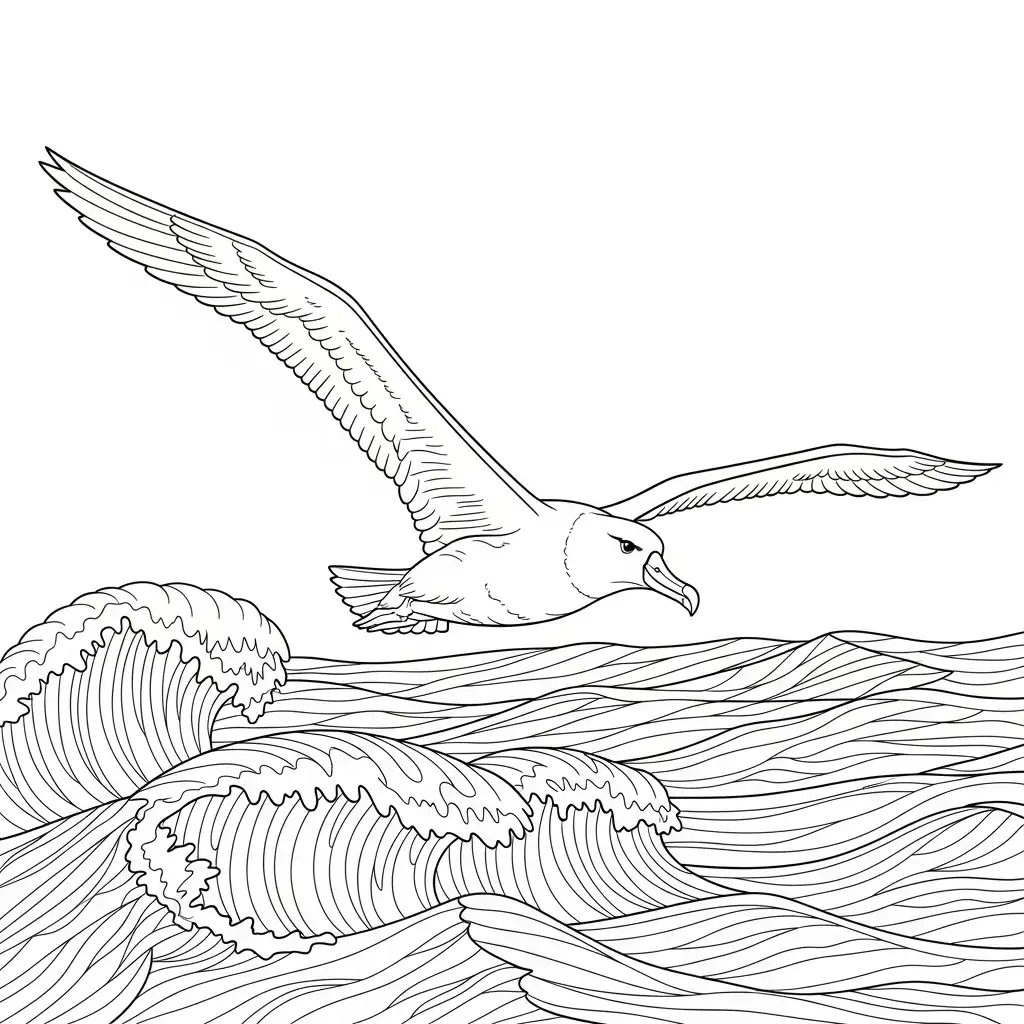 Pájaro para colorear para imprimir gratis pdf 1