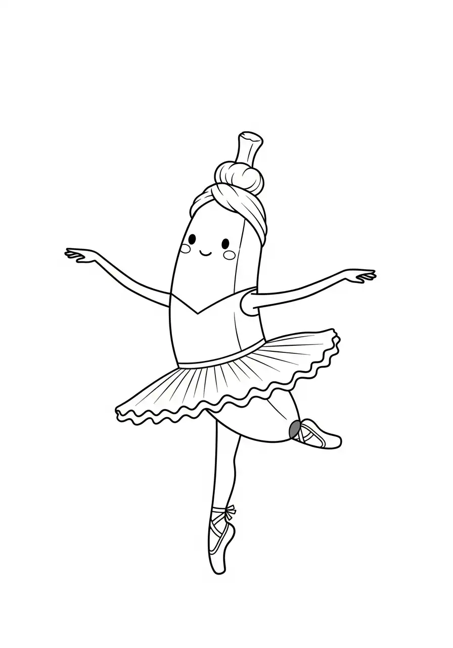 Plátanos para colorear para niño de 10 años 1