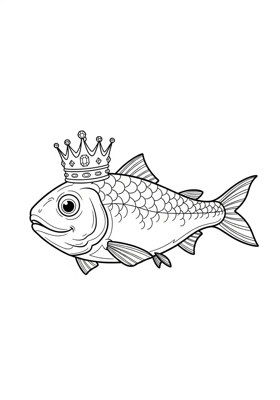 Sardina para dibujar en línea 1