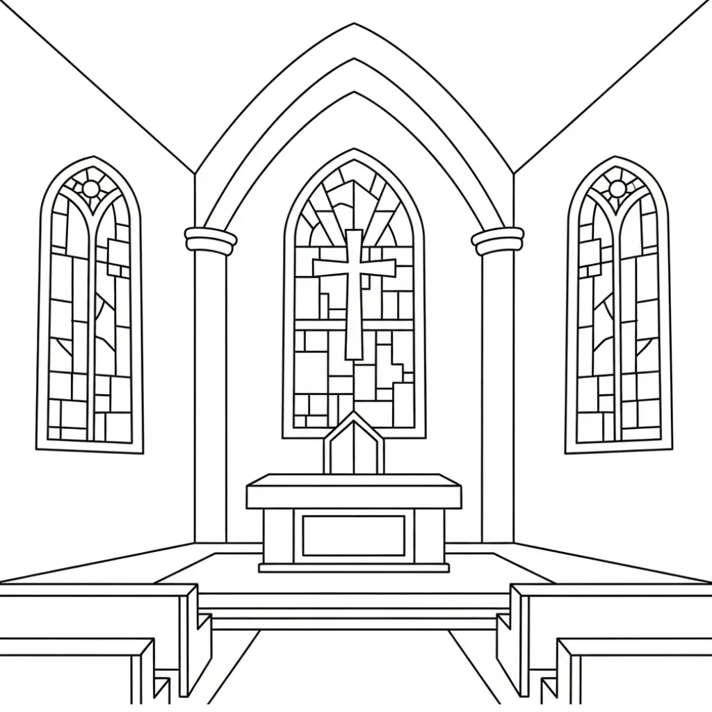 Semana Santa 5 para colorear para imprimir para niño de 9 años