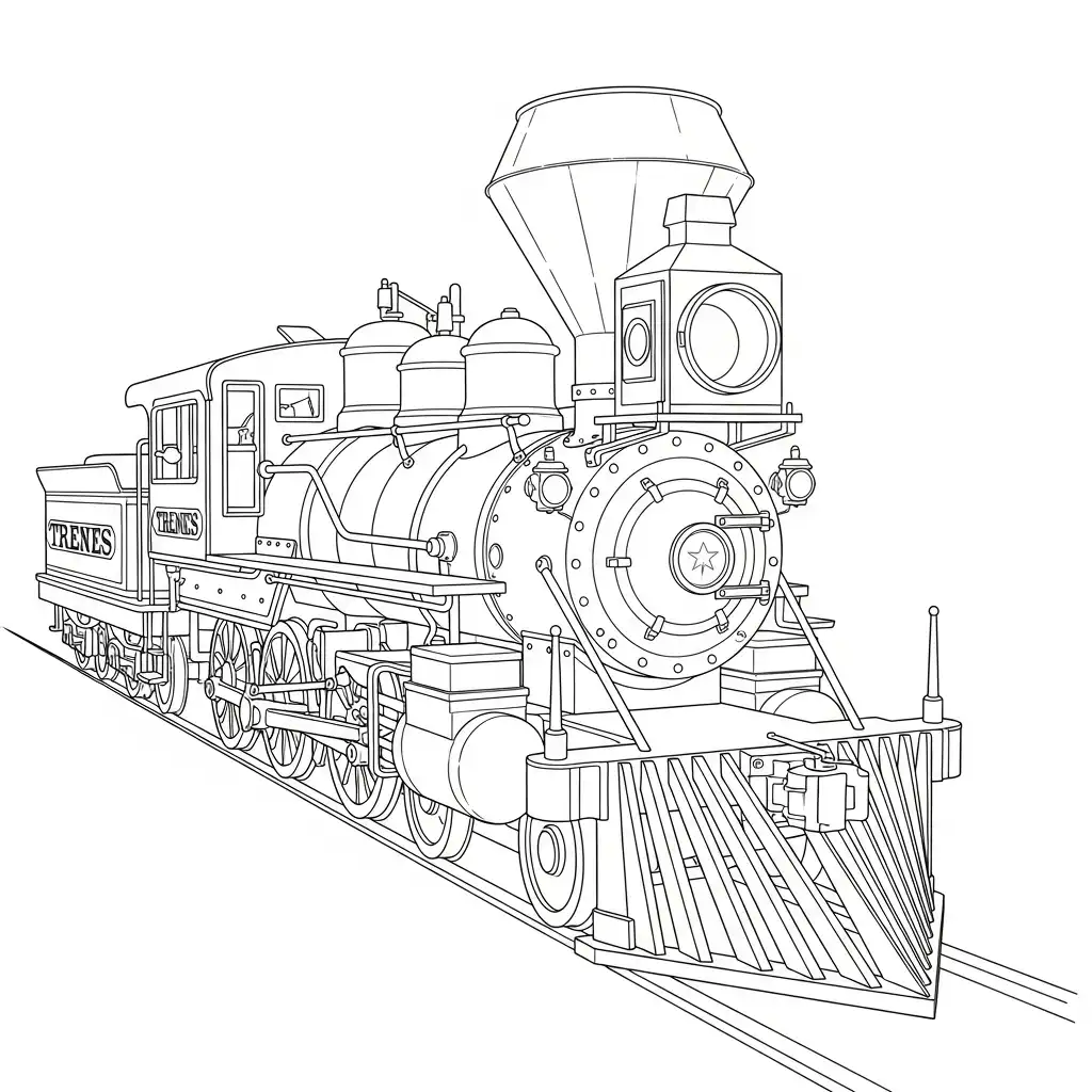 Trenes para colorear gratis en línea