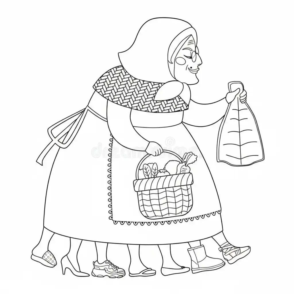 Vella Quaresma para colorear para imprimir pdf