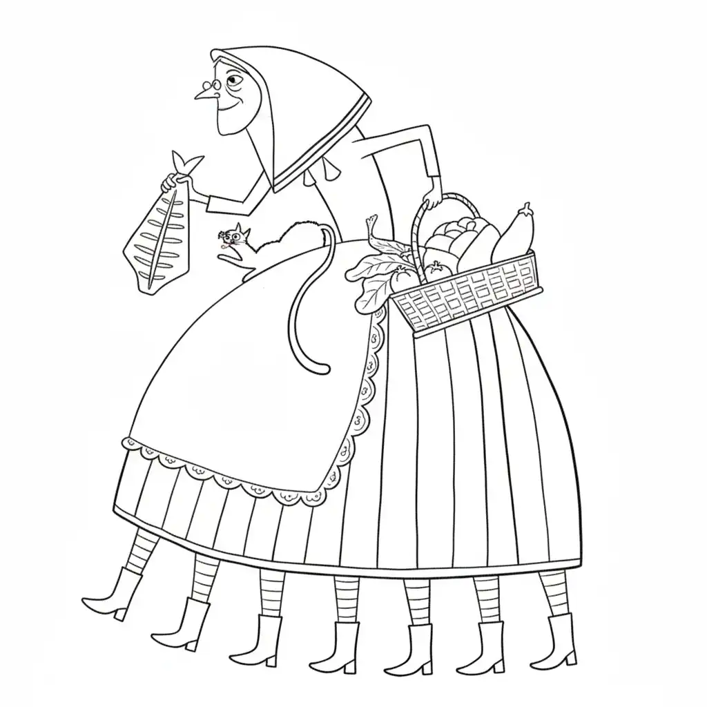 Vella Quaresma para colorear y aprendizaje 1