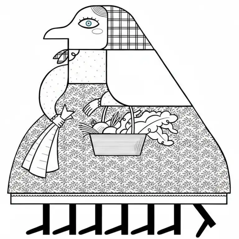 Vella Quaresma para colorear en línea