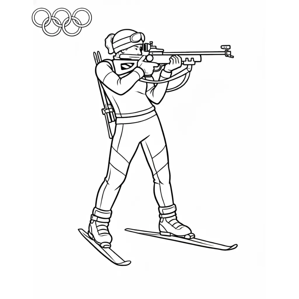 para imprimir Winter Olympics 2026 10 para colorear gratis